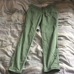 GREEN LOW RISE 310 GNTL PSTUR STYLE PANTS